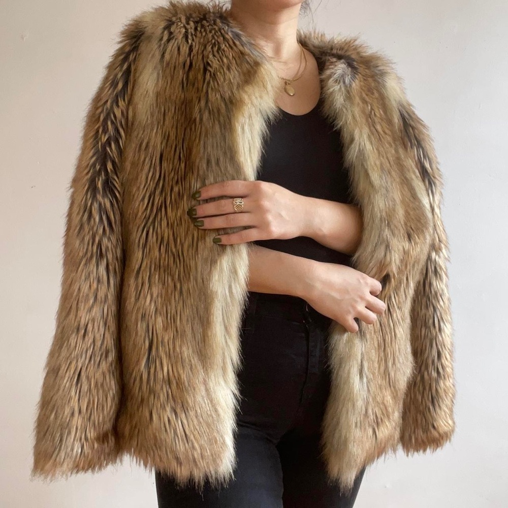 Karen Millen Brown Teddy Jacket